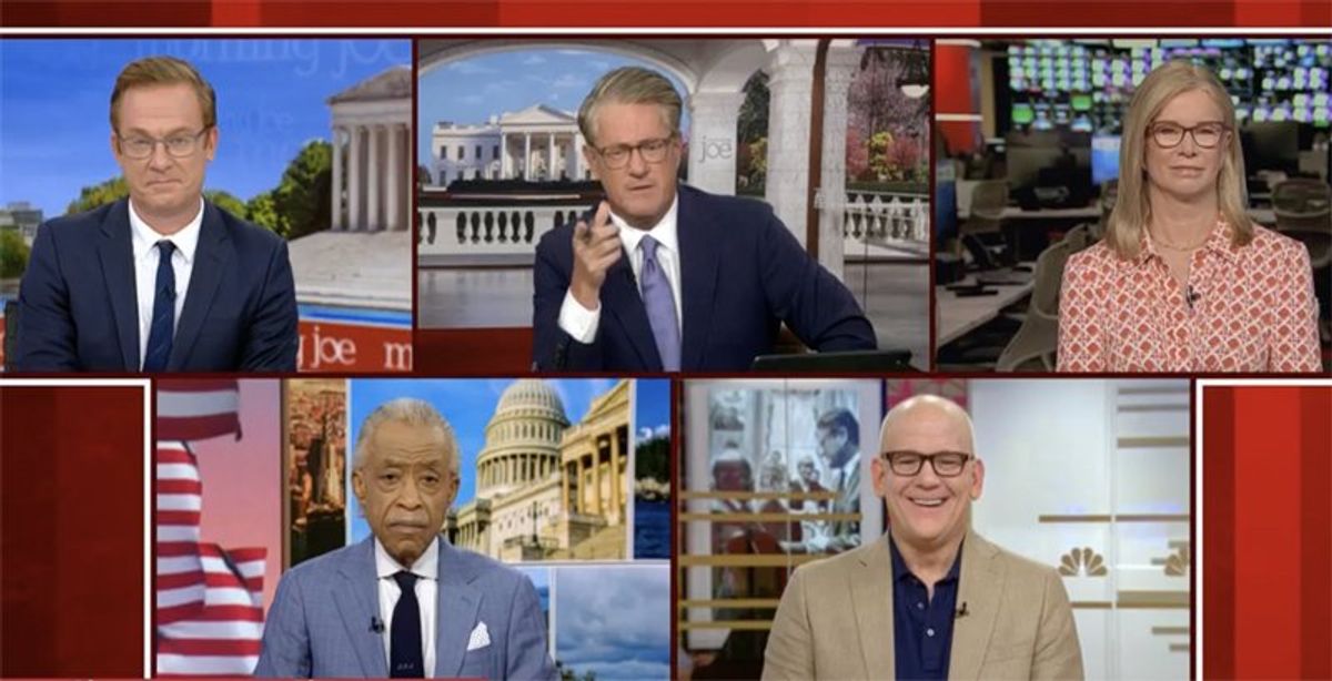 Morning Joe panel laughs its way through dismantling Trump's 'weird' helicopter tale