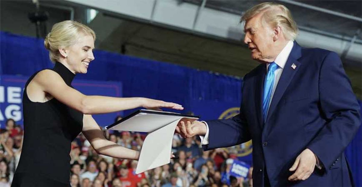 Fresh humiliation for Melania after Trump and Natalie Harp's rally antics: MS NOW