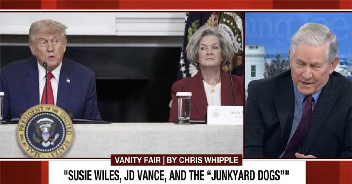 Susie Wiles flipped out after Trump accusation: Vanity Fair reporter