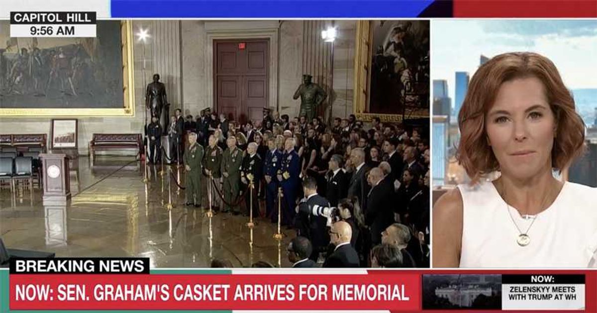 MS NOW host hints Lindsey Graham may be in hell during televised memorial