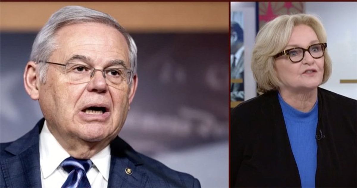 Convicted Bob Menendez burned to the ground by furious Claire McCaskill in brutal rant