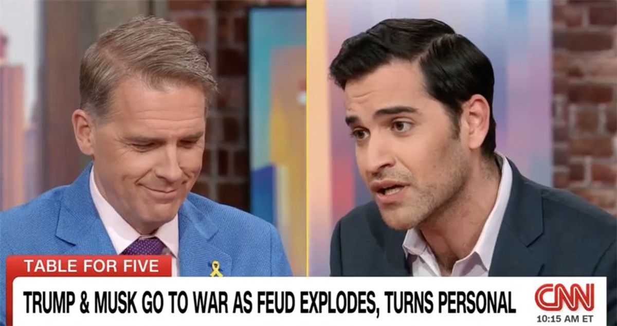 'Are you doing okay?' Scott Jennings taunted on CNN over Trump/Musk break up