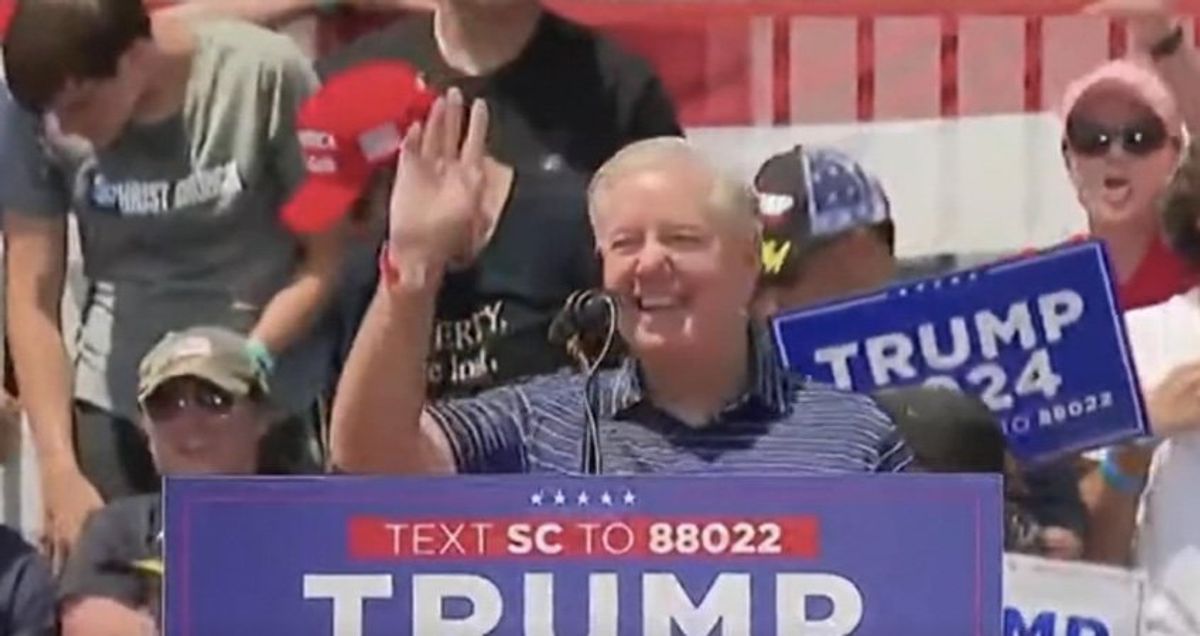 'They booed him when he arrived, they booed him when he left': Lindsey Graham taunted by South Carolina Trump crowd
