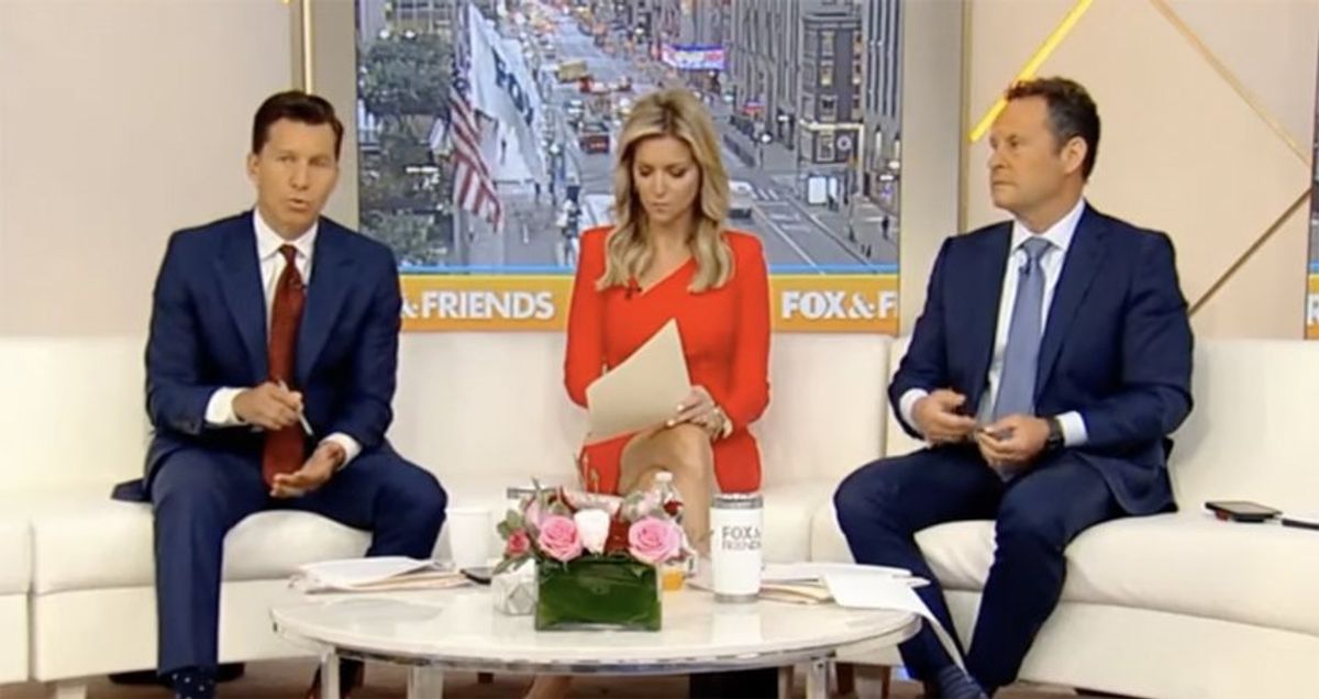 Trump fact-checked on Fox & Friends after making false claim about Kamala Harris and Putin