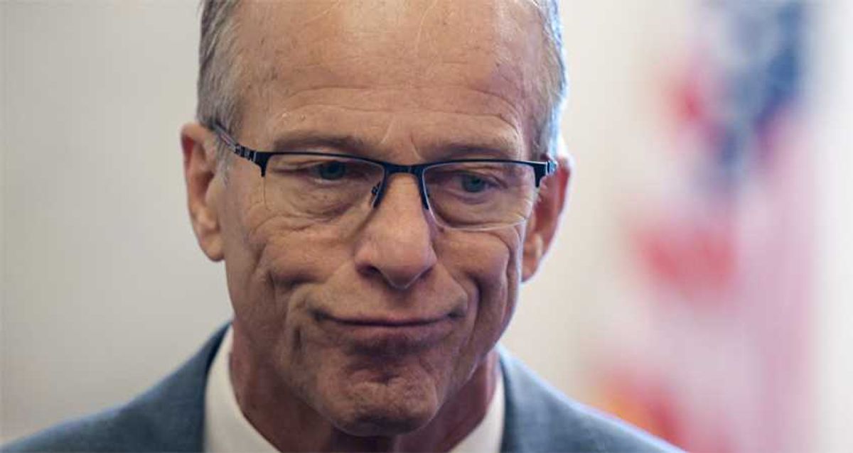 Thune begging Trump for campaign cash as clock ticks down on election