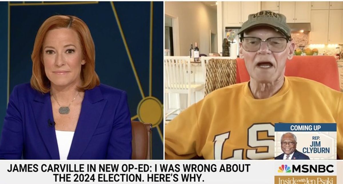 'A disgrace': James Carville drops the hammer on WaPo editor for covering for owner Bezos