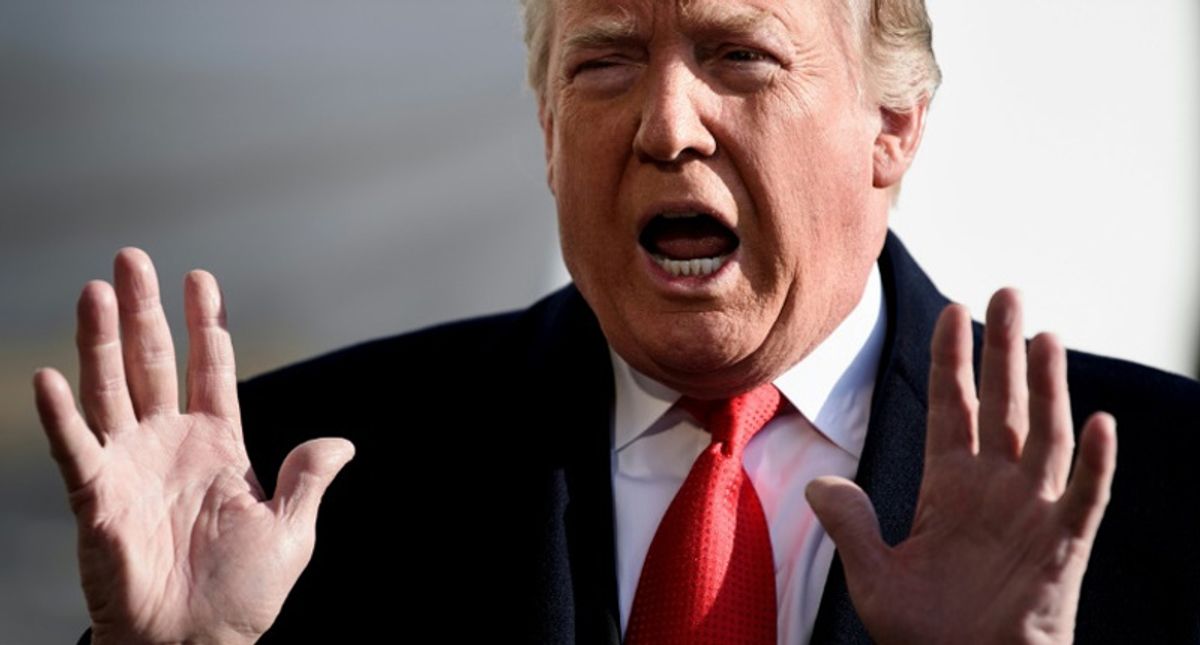 'Land Schlade': Social media roasts Trump as he 'slurs badly' to 'crowd of empty chairs'