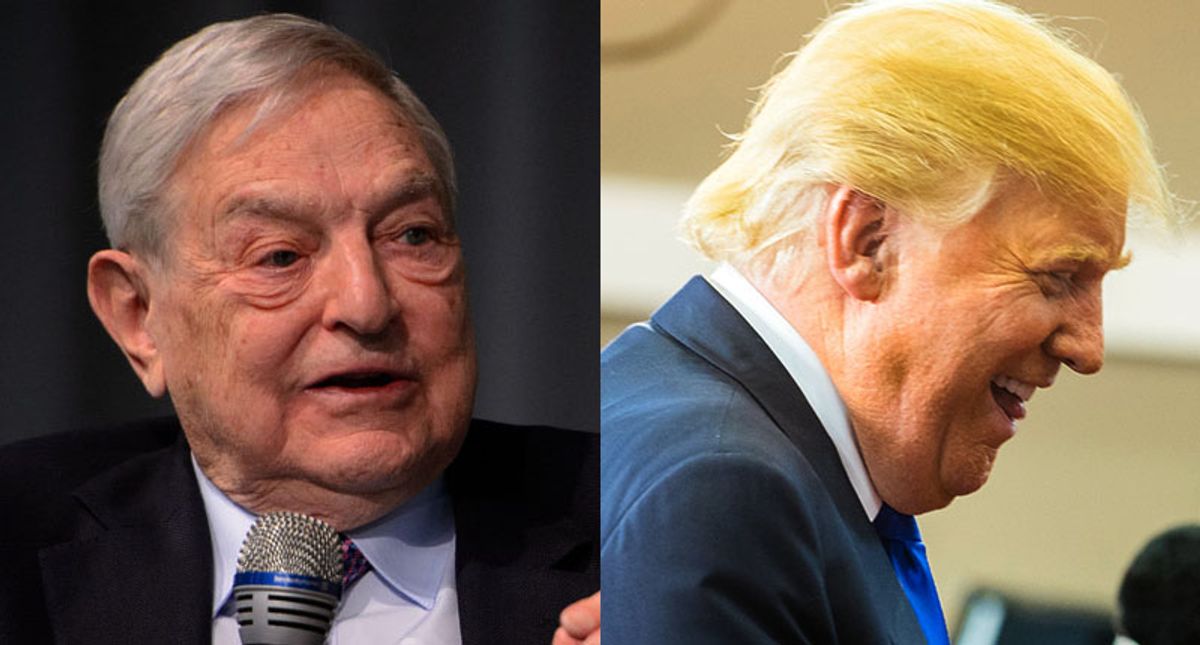Revealed: Trump caught hobnobbing with 'protege' of George Soros