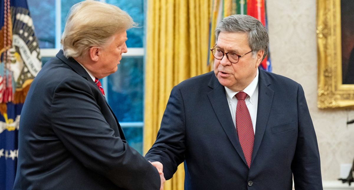 'Moral turpitude': Bill Barr hammers Donald Trump