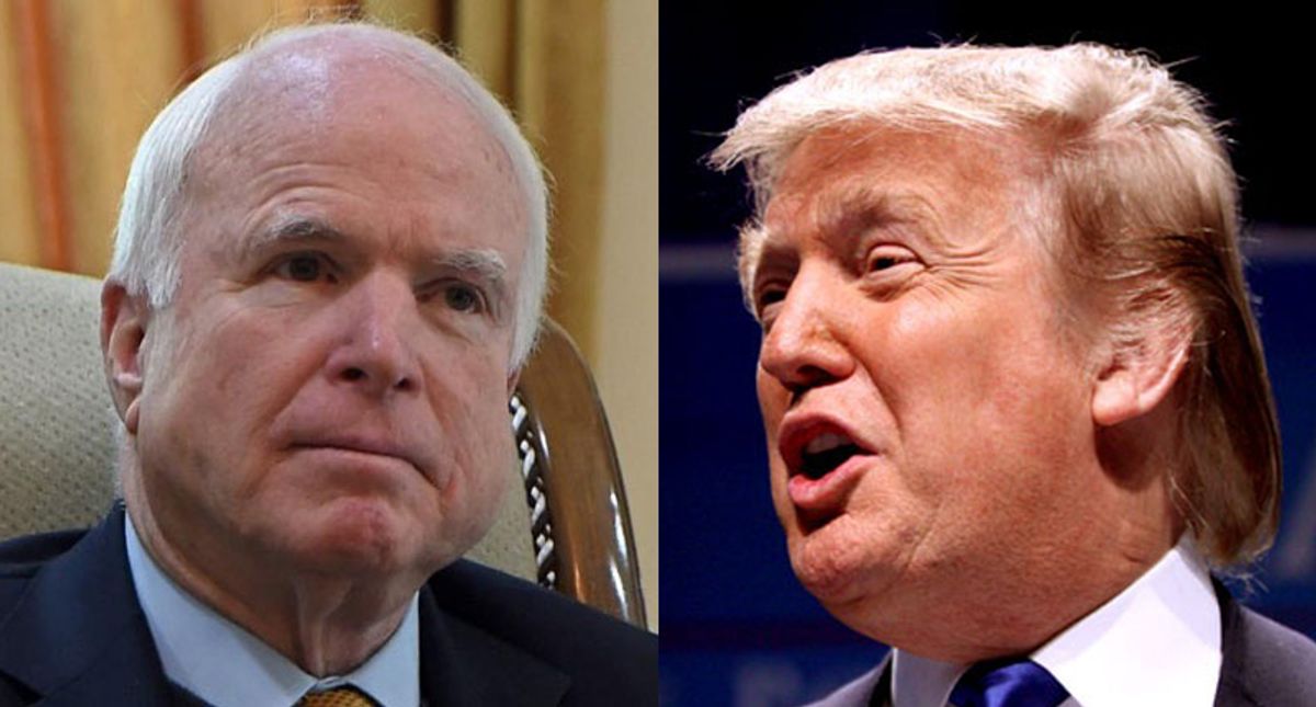 Trump trashes McCain's funeral in new book: 'Much like his wars, it never ended'