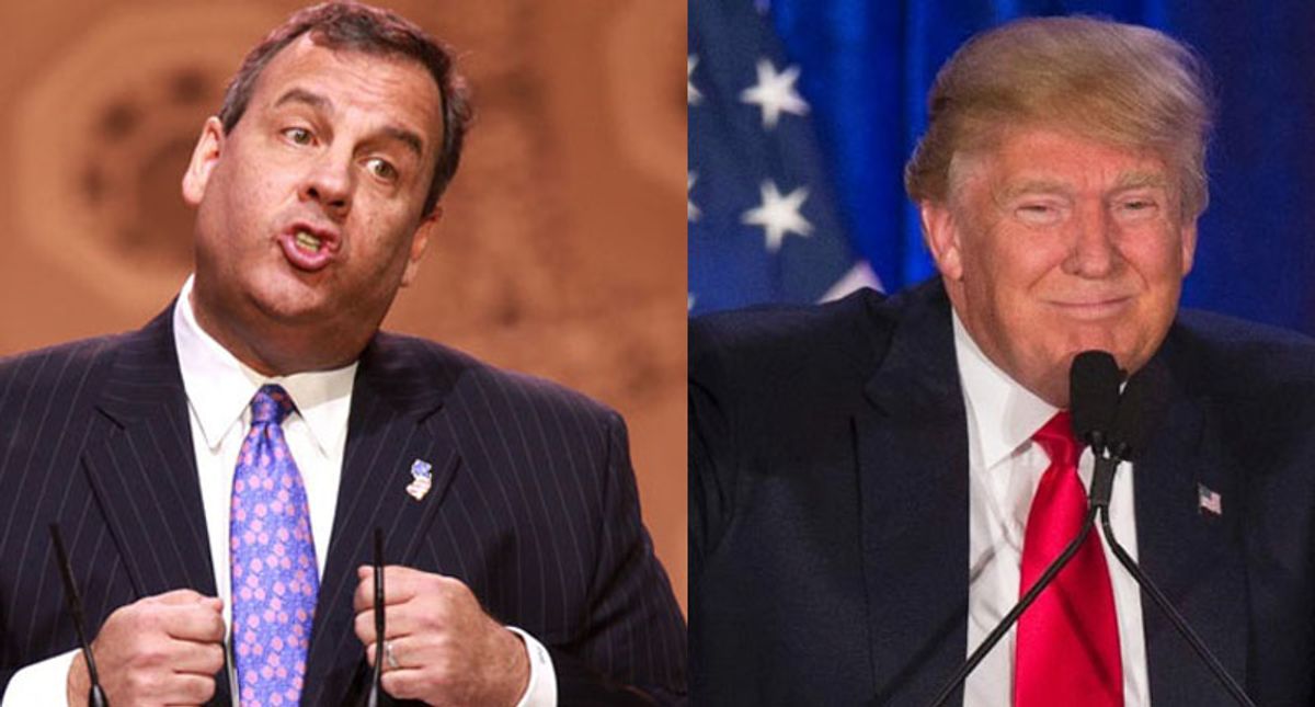 'Loser!' Donald Trump lashes out at Chris Christie over wall allegations