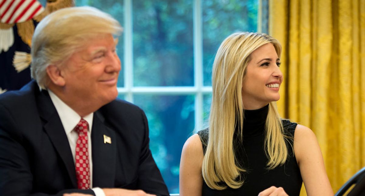 'This just got awkward': Ivanka Trump seen at party thrown by her dad's 'longtime rival'