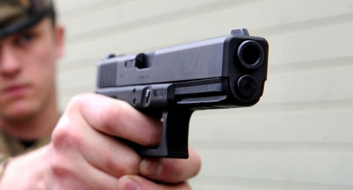 Cop charged for pointing gun at colleague who threatened to give up 'Top Gun' spoilers