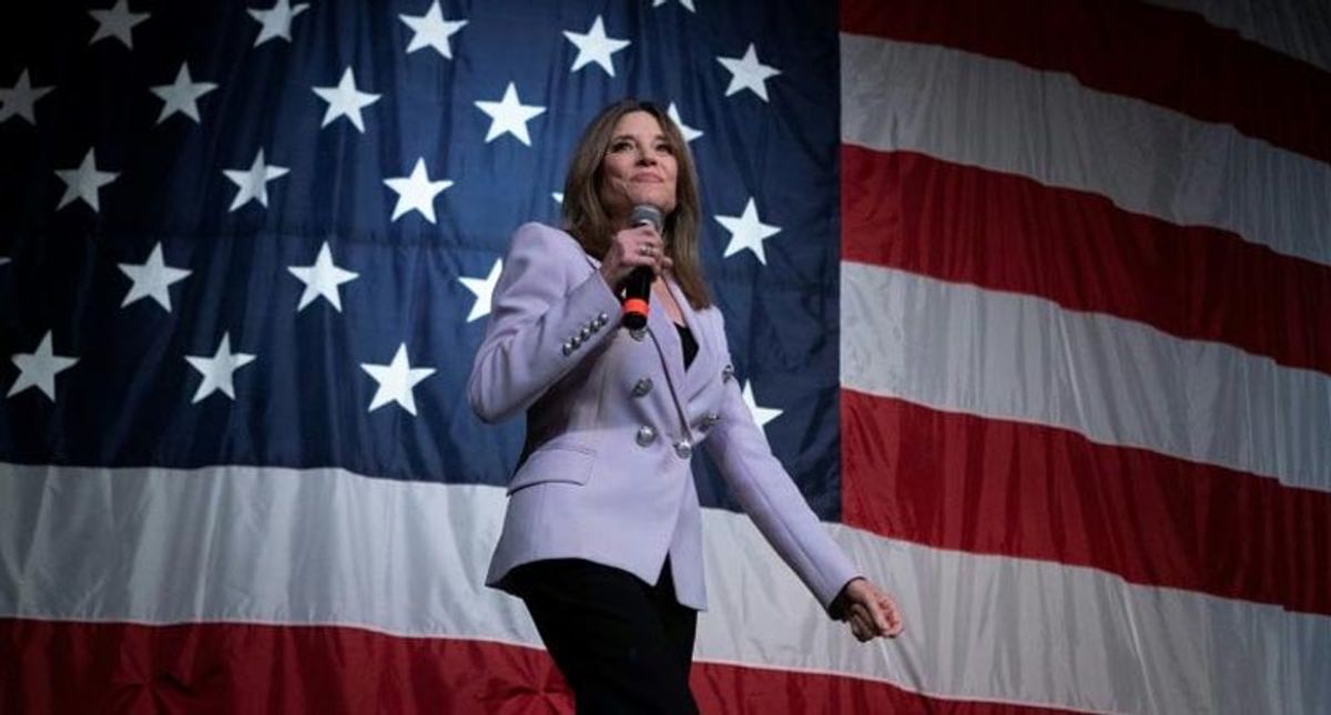 'Believe nothing': Marianne Williamson rebuffs report that she's halting her campaign