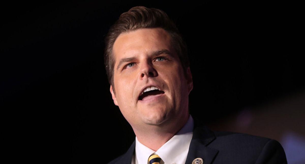 Anti-Trump group hilariously mocks Matt Gaetz for being the epitome of a ‘Florida man’