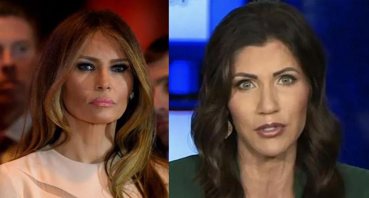Kristi Noem annoyed Melania by pushing her way into White House parties: 'If she wants to get COVID that's on her'