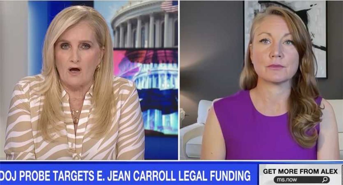 Trump rape comment sends MS NOW host scurrying for clarification