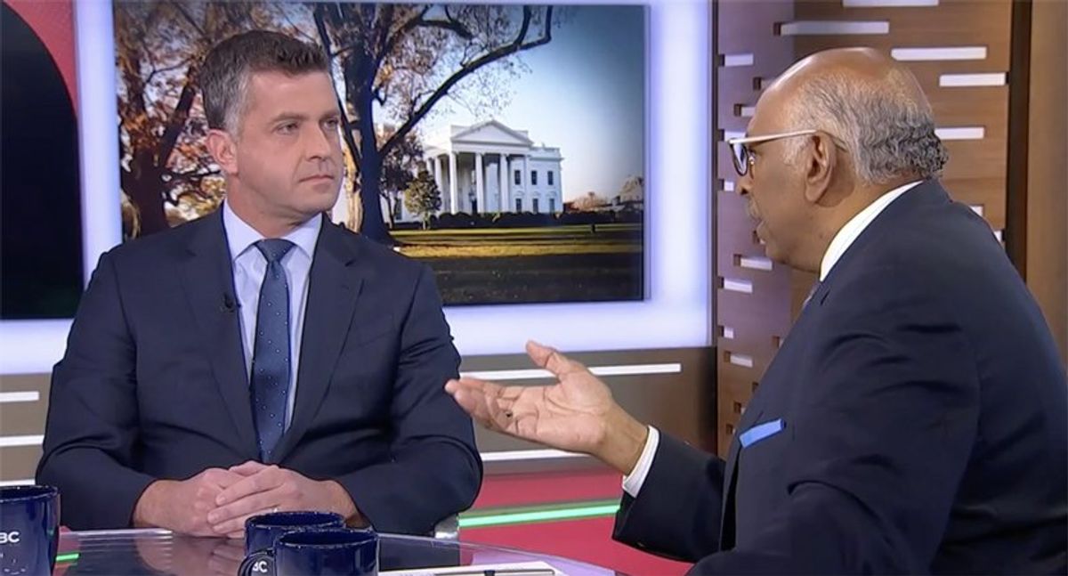'Ridiculous': MSNBC hosts jump on conservative for blowing off Trump's ties to Putin