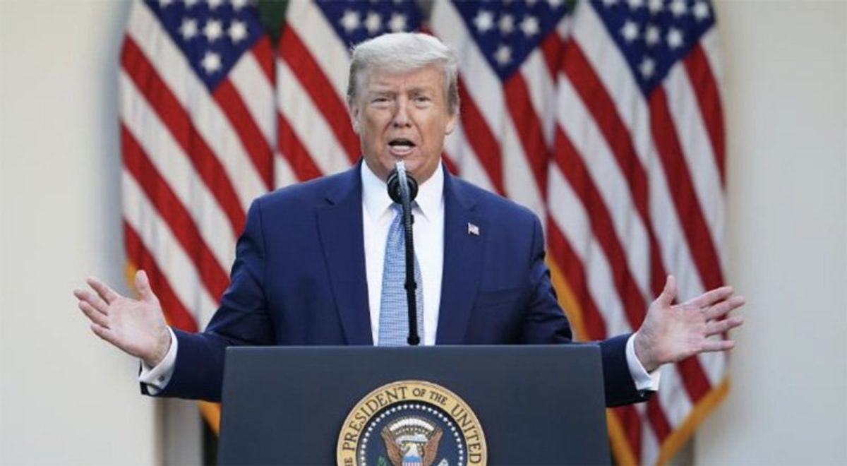 Trump uses July 4th message to claim country faces 'our last great chance!'