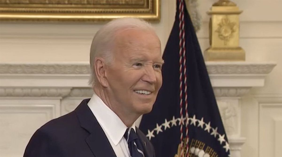 'Mic drop': Smiling Biden sticks it to Trump at prisoner release press conference