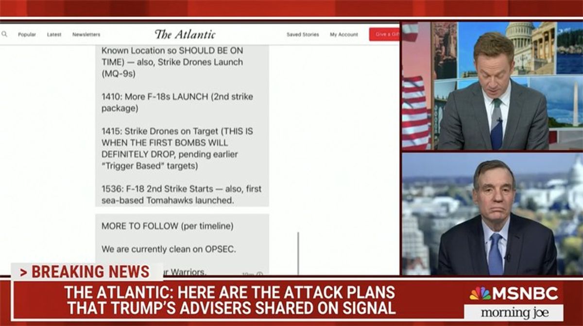 'Good lord!' MSNBC hosts gasp as new screenshots from Hegseth attack plan chatroom roll in