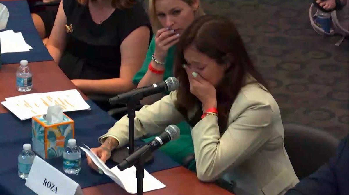 Epstein survivor breaks into tears amid testimony in scathing takedown of DOJ conduct