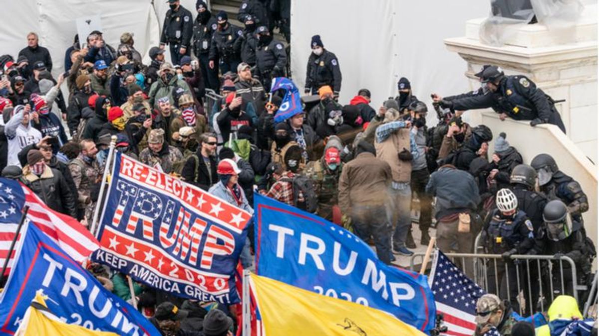 Proud Boy charged in Capitol riot slams Trump's 'deception'
