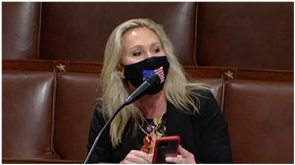 WATCH: Marjorie Taylor Greene’s attack on anti-LGBT discrimination bill gets blown apart in just 30 seconds