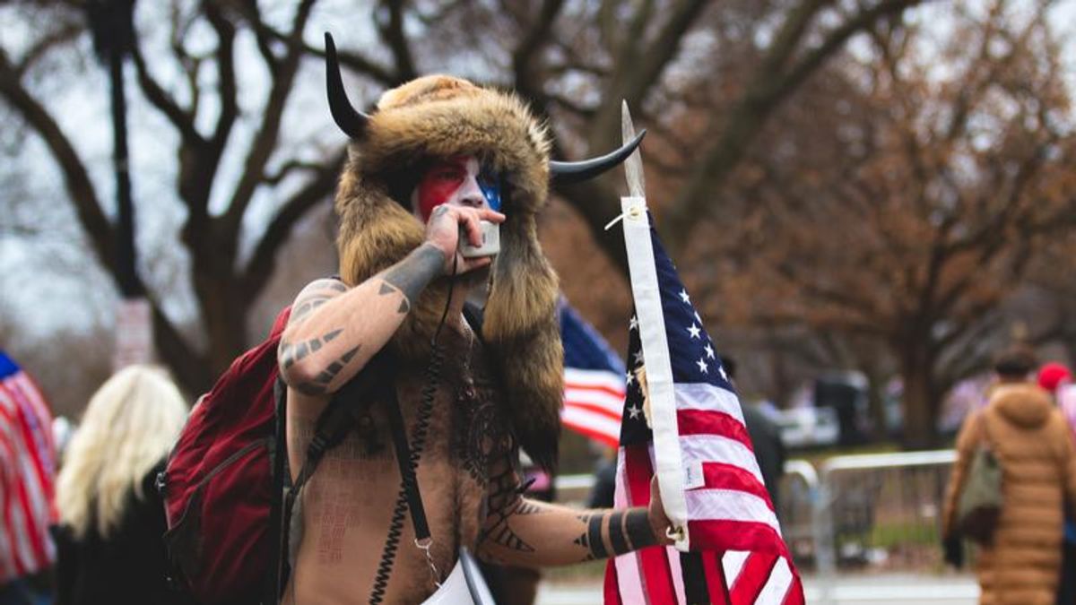 The secret motive behind the QAnon Shaman’s decision to storm the Capitol