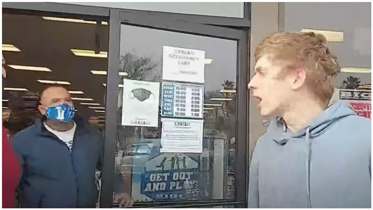 WATCH: Slur-spewing white man gets tossed from store after having racist meltdown – then gets arrested