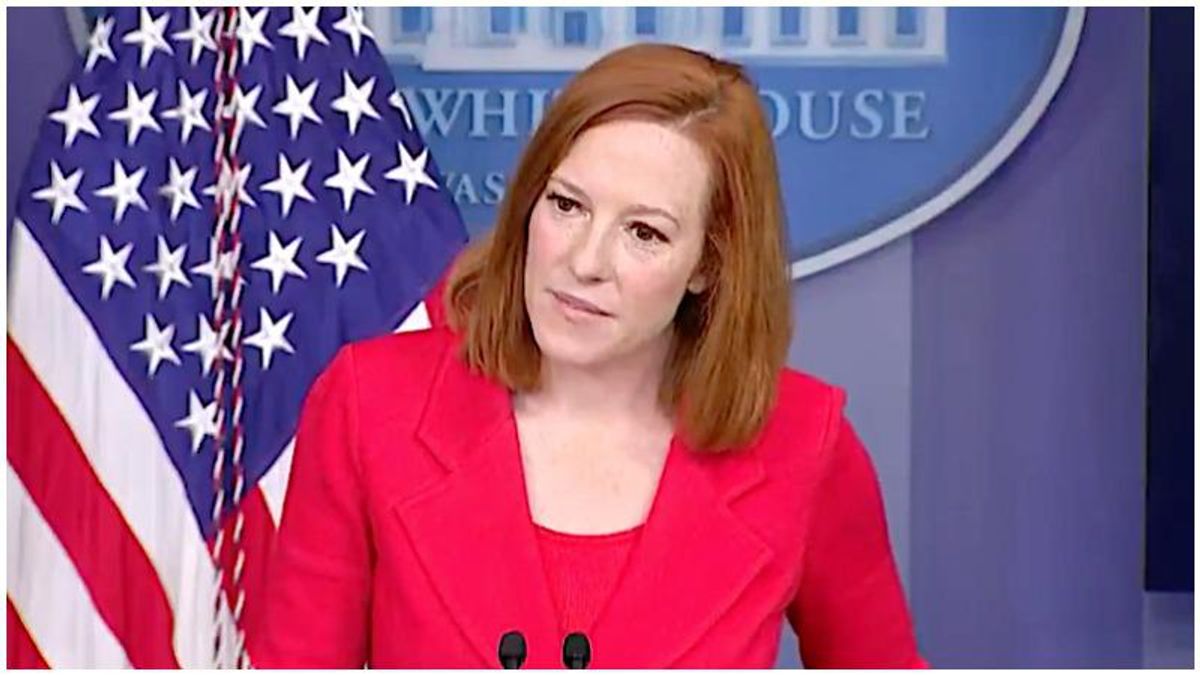 WATCH: Jen Psaki takes a swipe at Trump after reporter asks about Biden’s ‘conventional' tweets