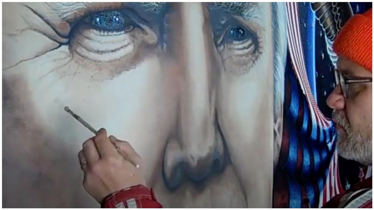 Artist famous for pro-Trump painting now wants nothing to do with the disgraced ex-president
