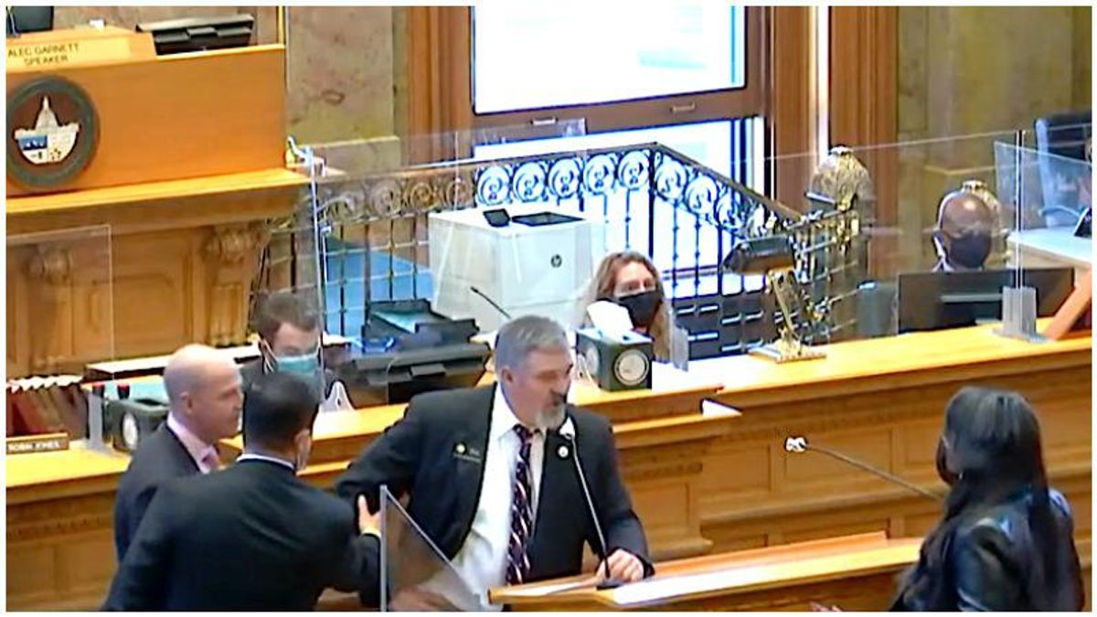 WATCH: Chaos erupts in the Colorado legislature after Republican slurs his colleague as ‘Buckwheat’