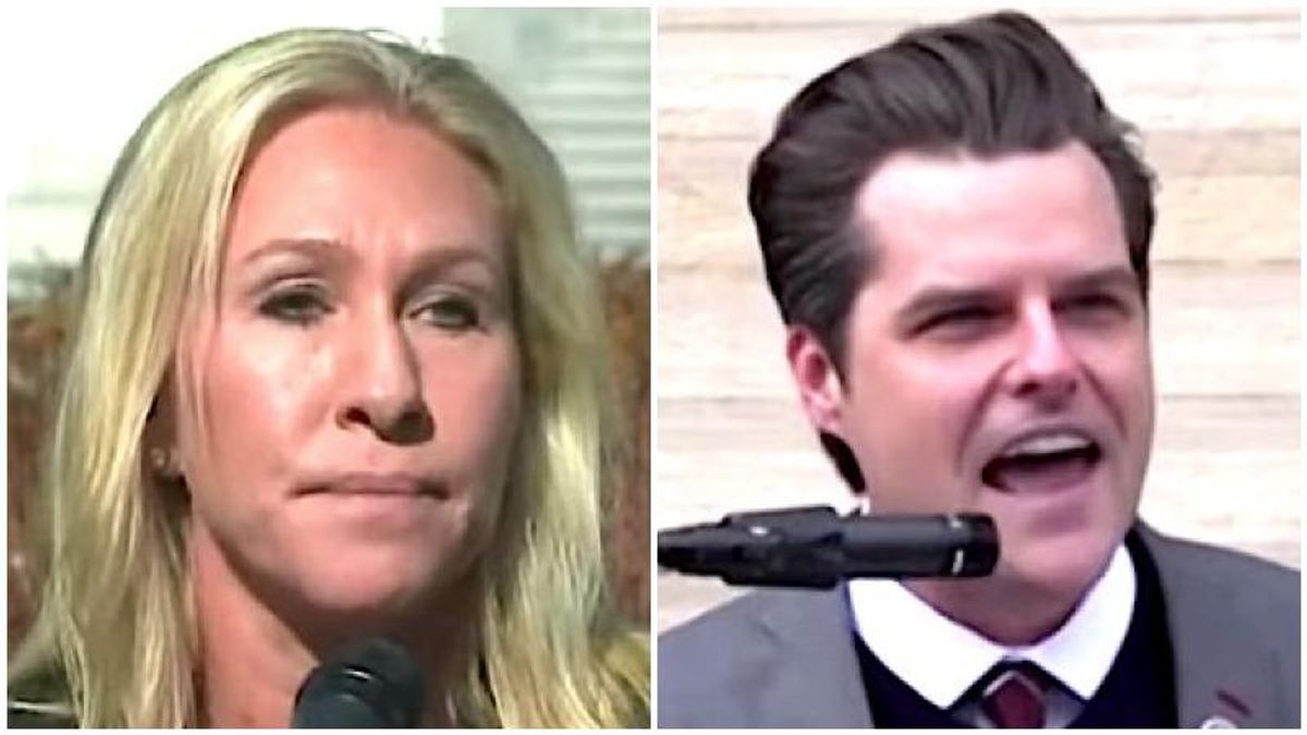 Marjorie Taylor Greene and Matt Gaetz's 'America First' tour has one major objective