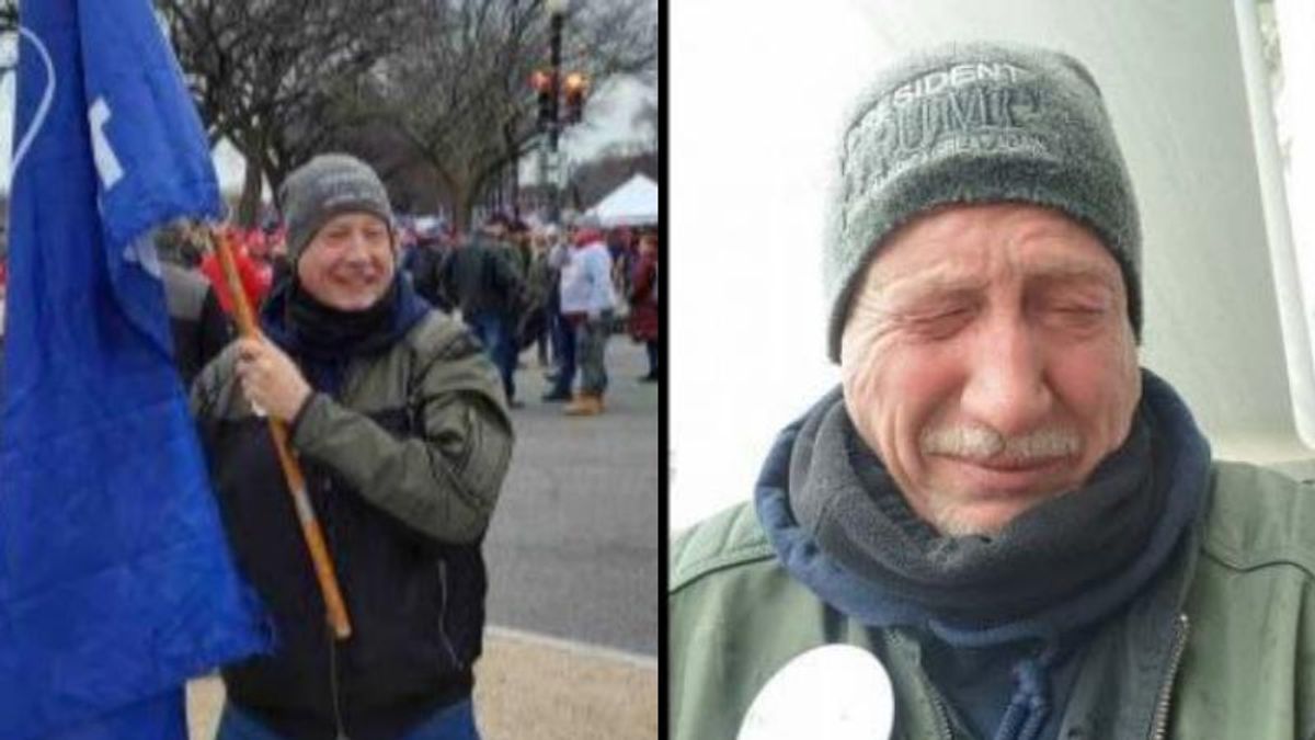 Father brags he breached Capitol so his son could defecate on Pelosi's desk