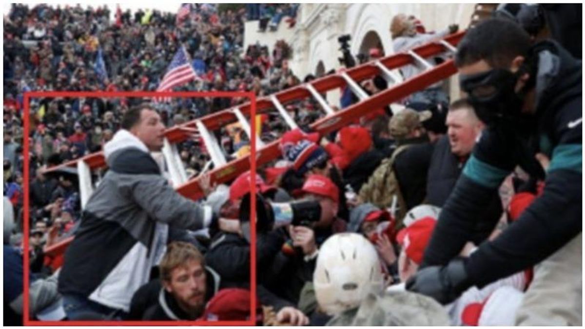 Capitol rioter arrested after video exposes his massive stomach tattoo
