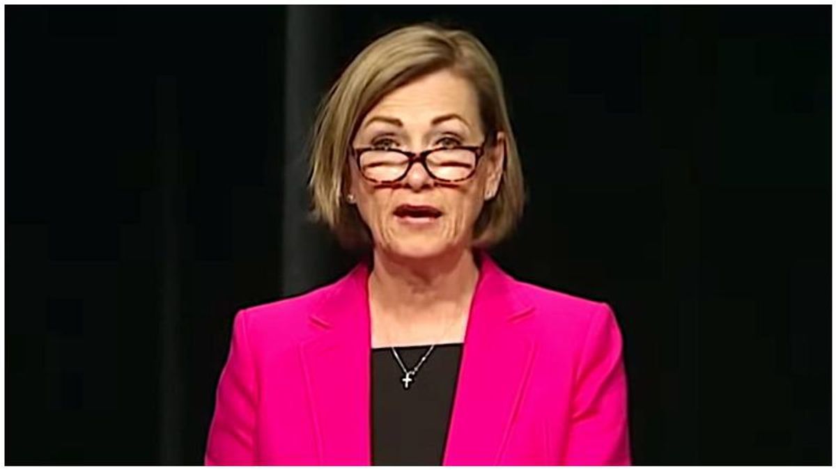 Iowa's GOP governor used COVID19 funds to break selfpromotion law