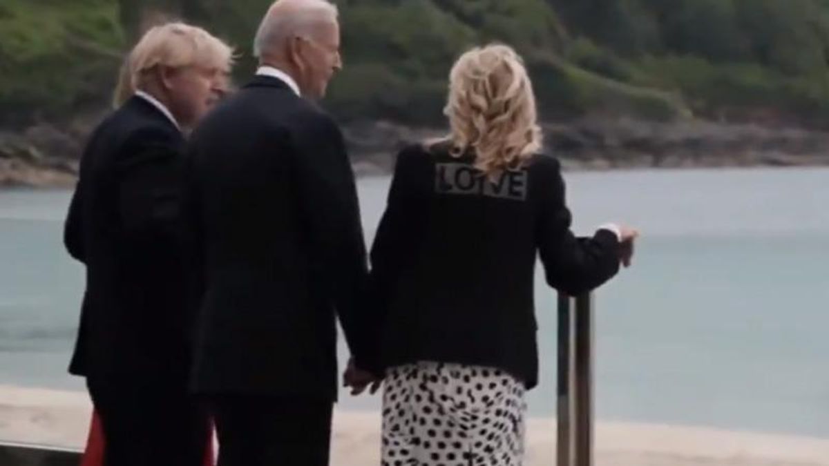 ‘She just owned Melania’: Jill Biden sets the internet ablaze with ‘Love’ jacket