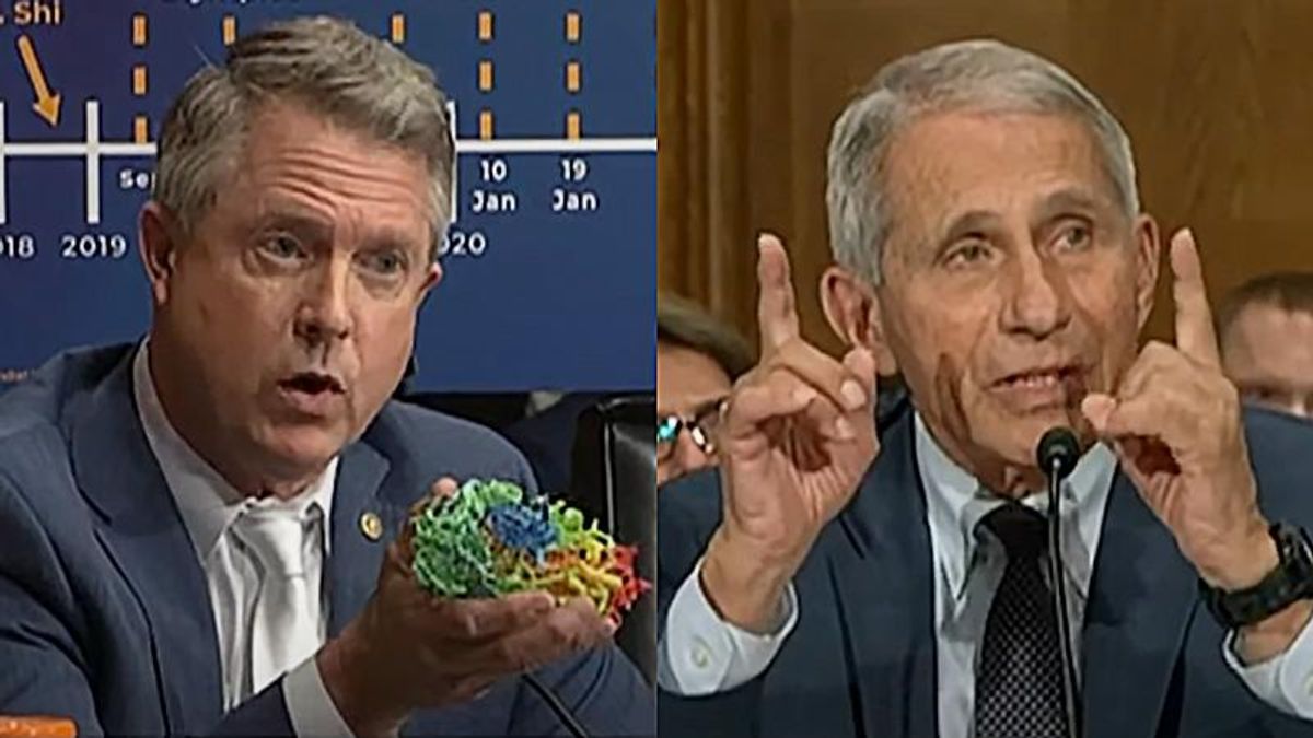 WATCH: Fauci clashes with Kansas Republican for pushing claim NIH was involved in creating COVID-19 spike protein