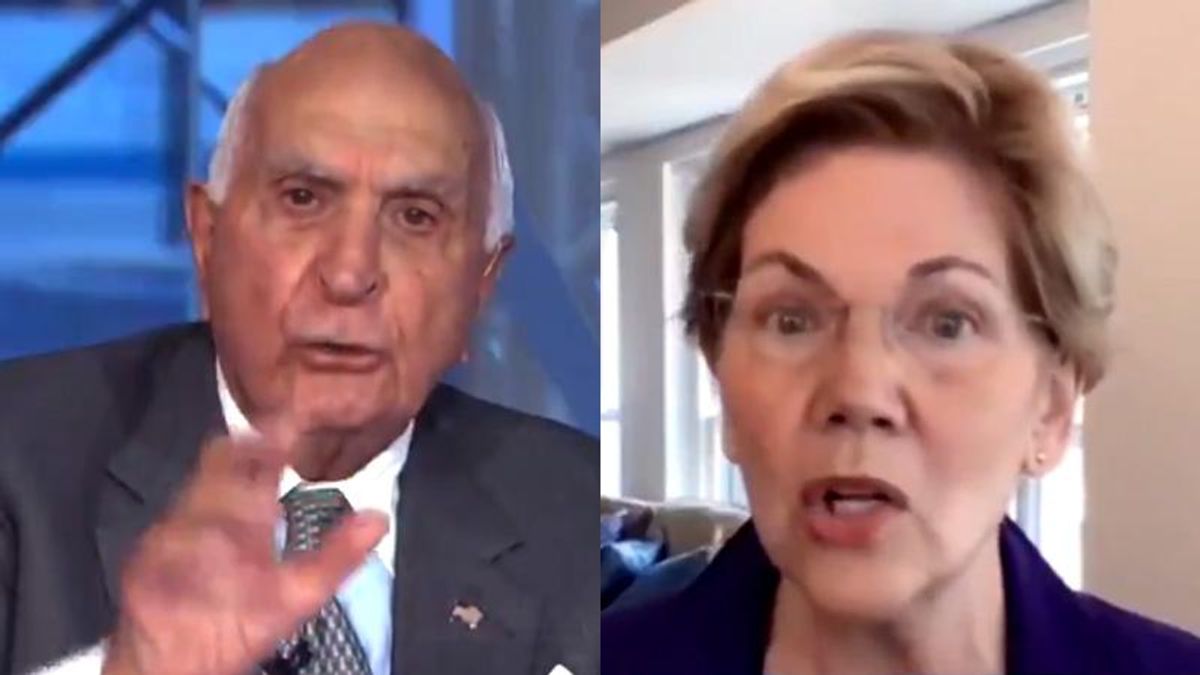 WATCH: Billionaire tries to corner Elizabeth Warren – and ends up getting schooled