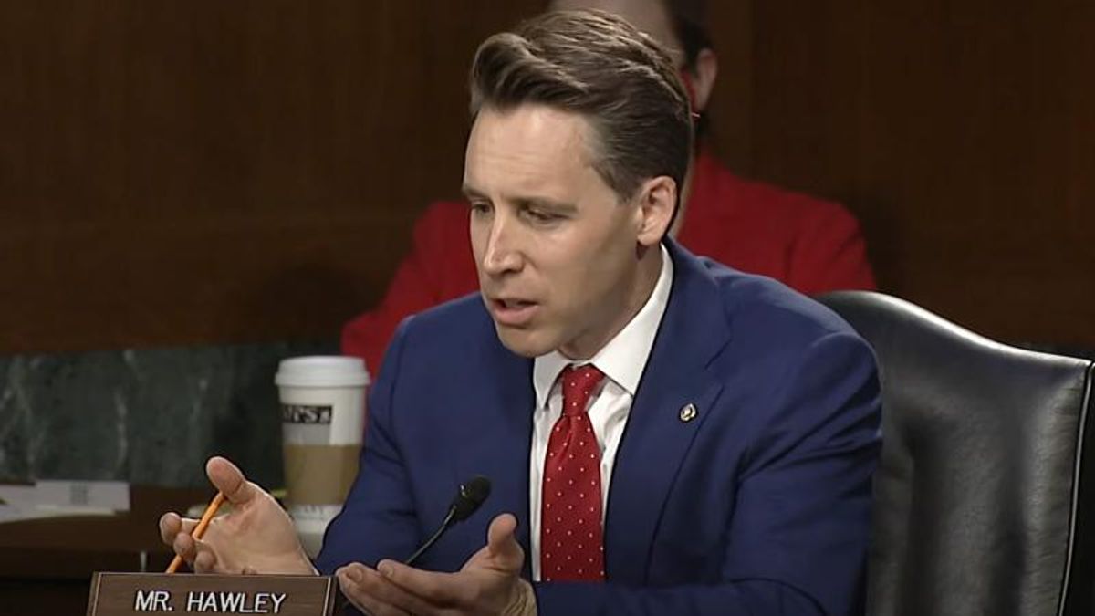 Josh Hawley just proposed a deranged law that is little more than a testament to racist hatred