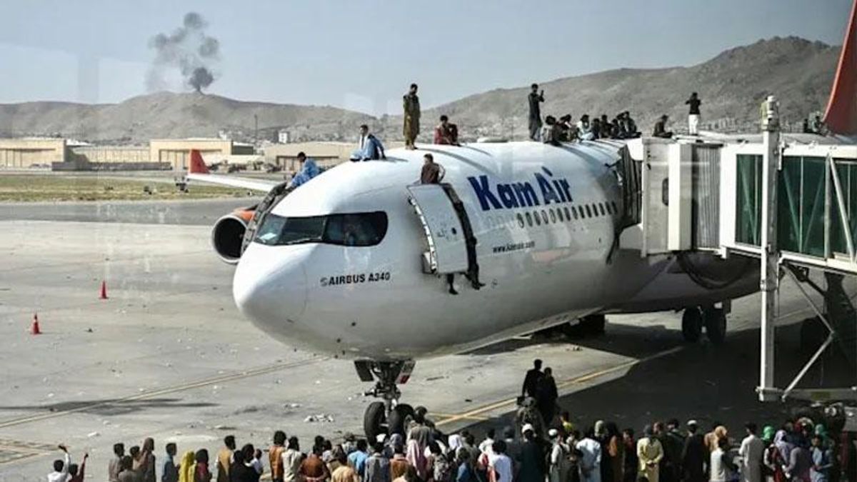Military and civilian flights halted at Kabul airport: Pentagon