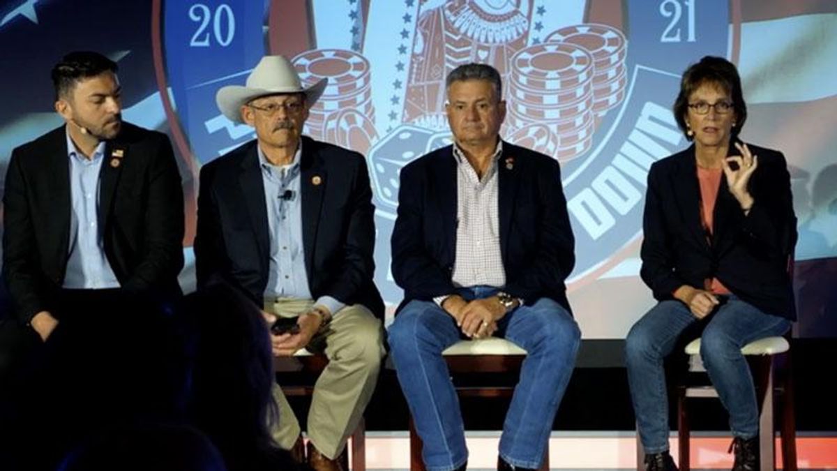 GOP legislators spoke at a QAnon convention chock full of conspiracies and hate