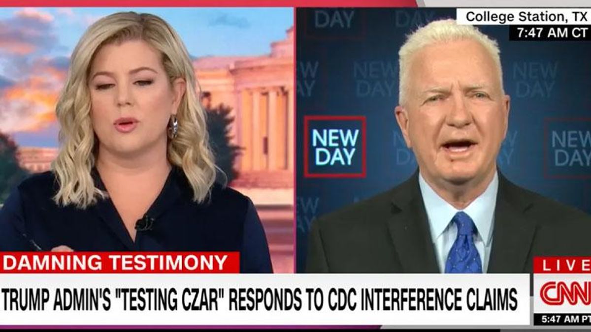 CNN host clashes with ex-Trump health official over testing policy
