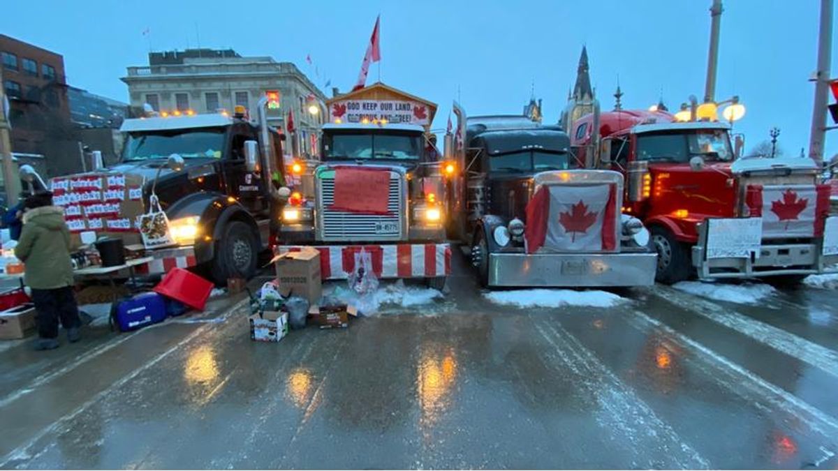 Pro-Trump truckers are mad that Ukraine is getting all the headlines: report