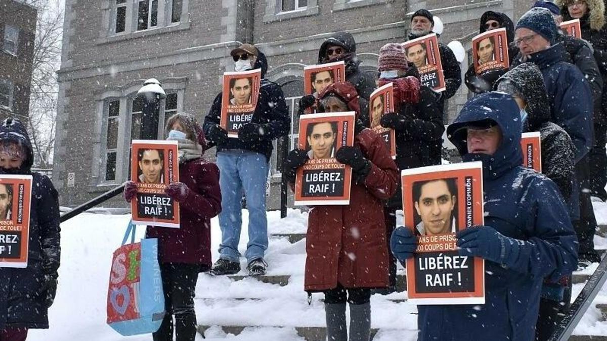 Saudi blogger Raif Badawi released after spending 10 years in prison for 'insulting Islam'