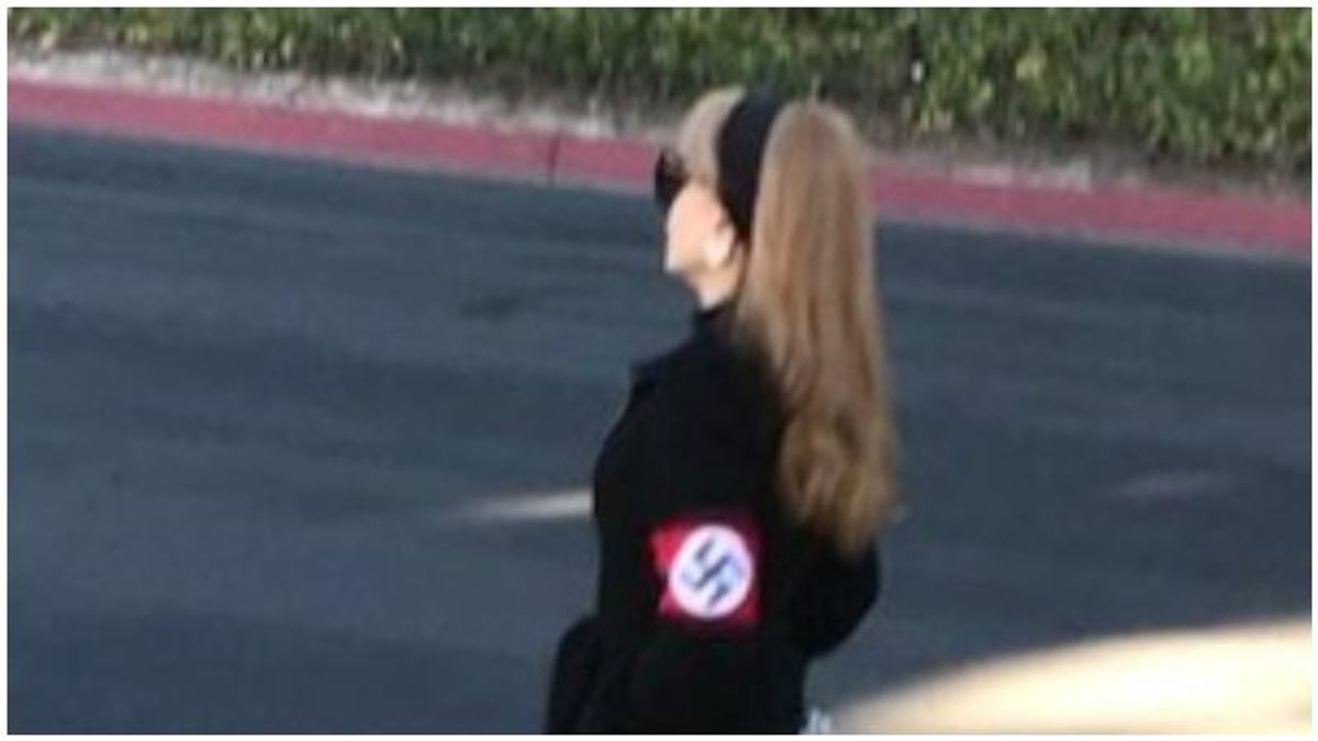 Brawl erupts after elderly man confronts Orange County woman over her swastika armband: report