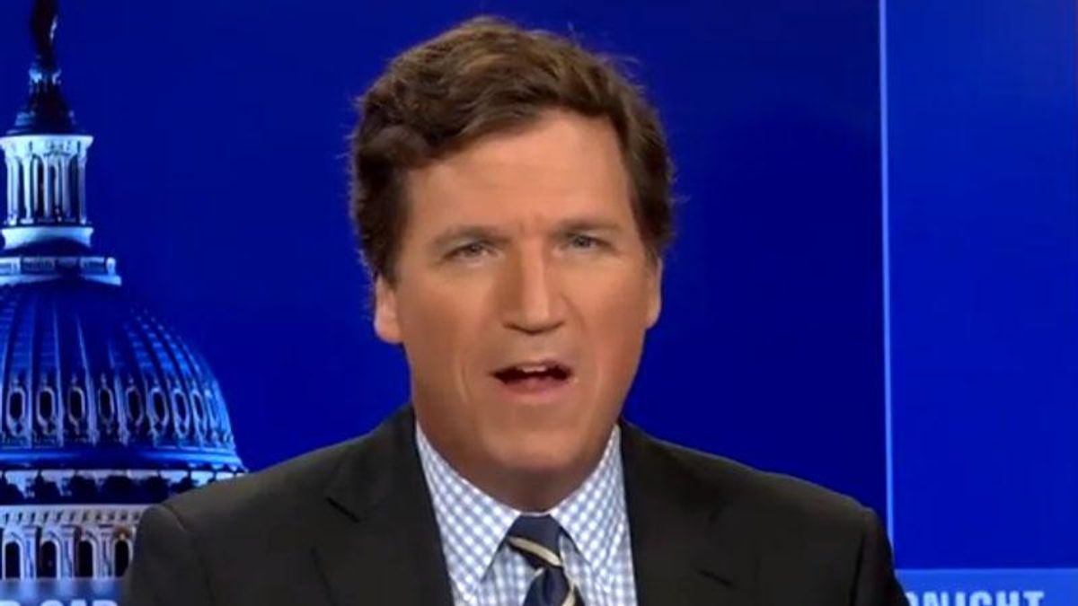 Fox News star Tucker Carlson widely mocked for show on masculinity