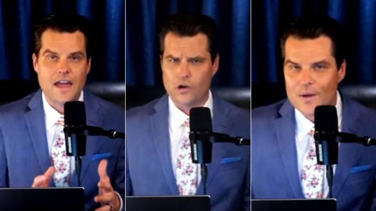 Watch: Matt Gaetz erupts at tele-townhall after being asked about leaked McCarthy recordings