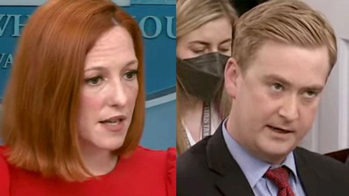 Watch: Psaki schools Doocy on what Biden meant when he warned 'MAGA crowd' might try to ban LGBTQ kids from classroom